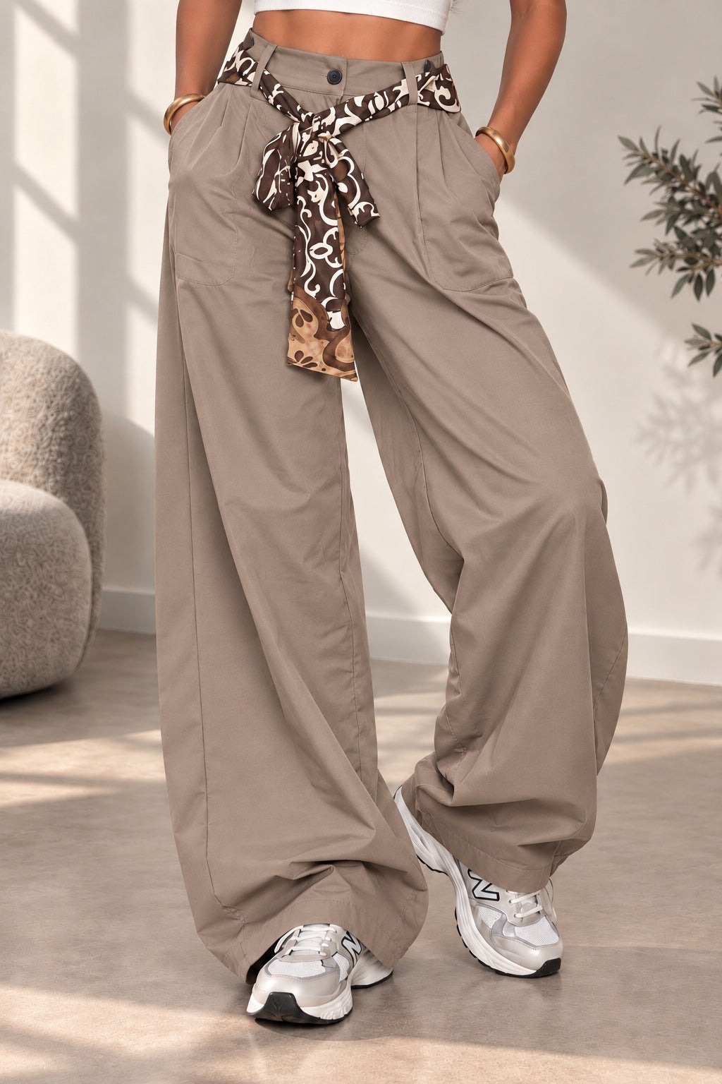 Pantalone Rovelle Tortora